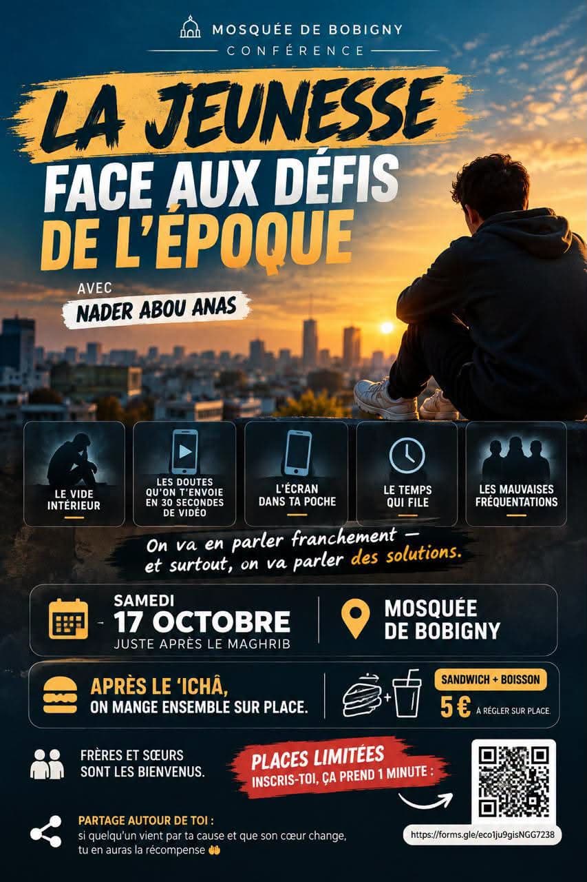 Conférence : La jeunesse face aux défis de l'époque